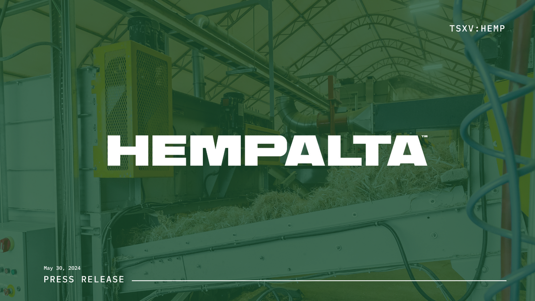 HEMPALTA Announces Quarterly Financial Results & Corporate Updates